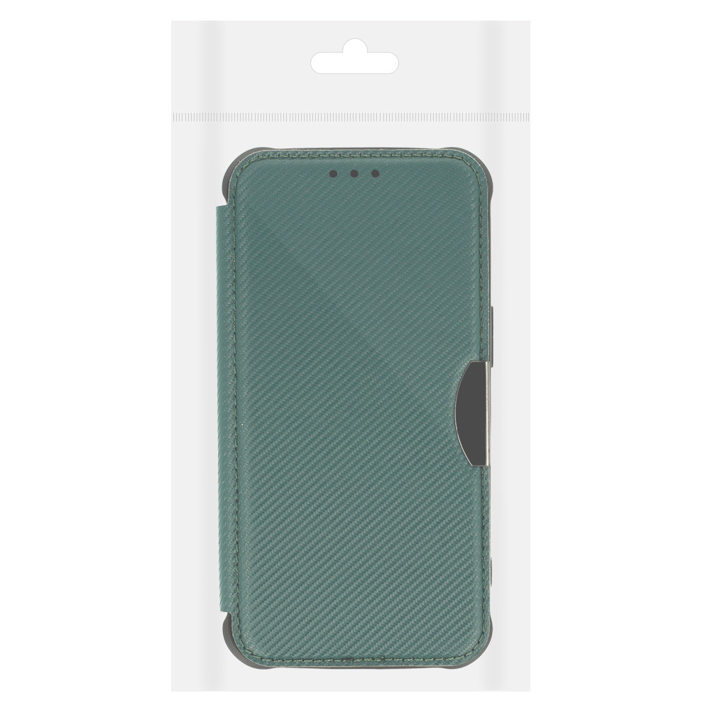 Pokrowiec Razor Carbon Book ciemnozielony Apple iPhone 12 / 8