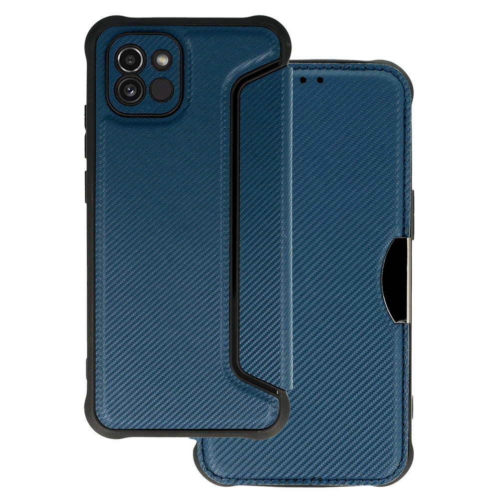 Pokrowiec Razor Carbon Book niebieski Samsung Galaxy A14 5G Pokrowiec Razor Carbon Book niebieski Samsung Galaxy A14 5G