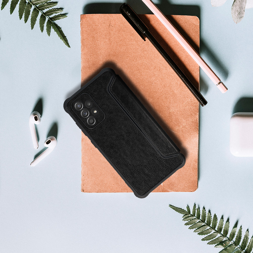 Pokrowiec Razor Leather Book czarny Samsung Galaxy S23 FE / 6