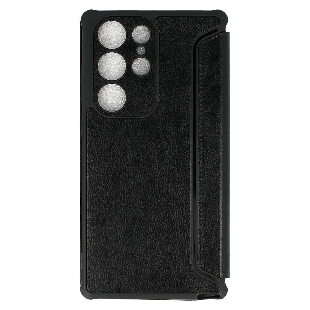 Pokrowiec Razor Leather Book czarny Xiaomi Redmi Note 12 Pro Plus / 6