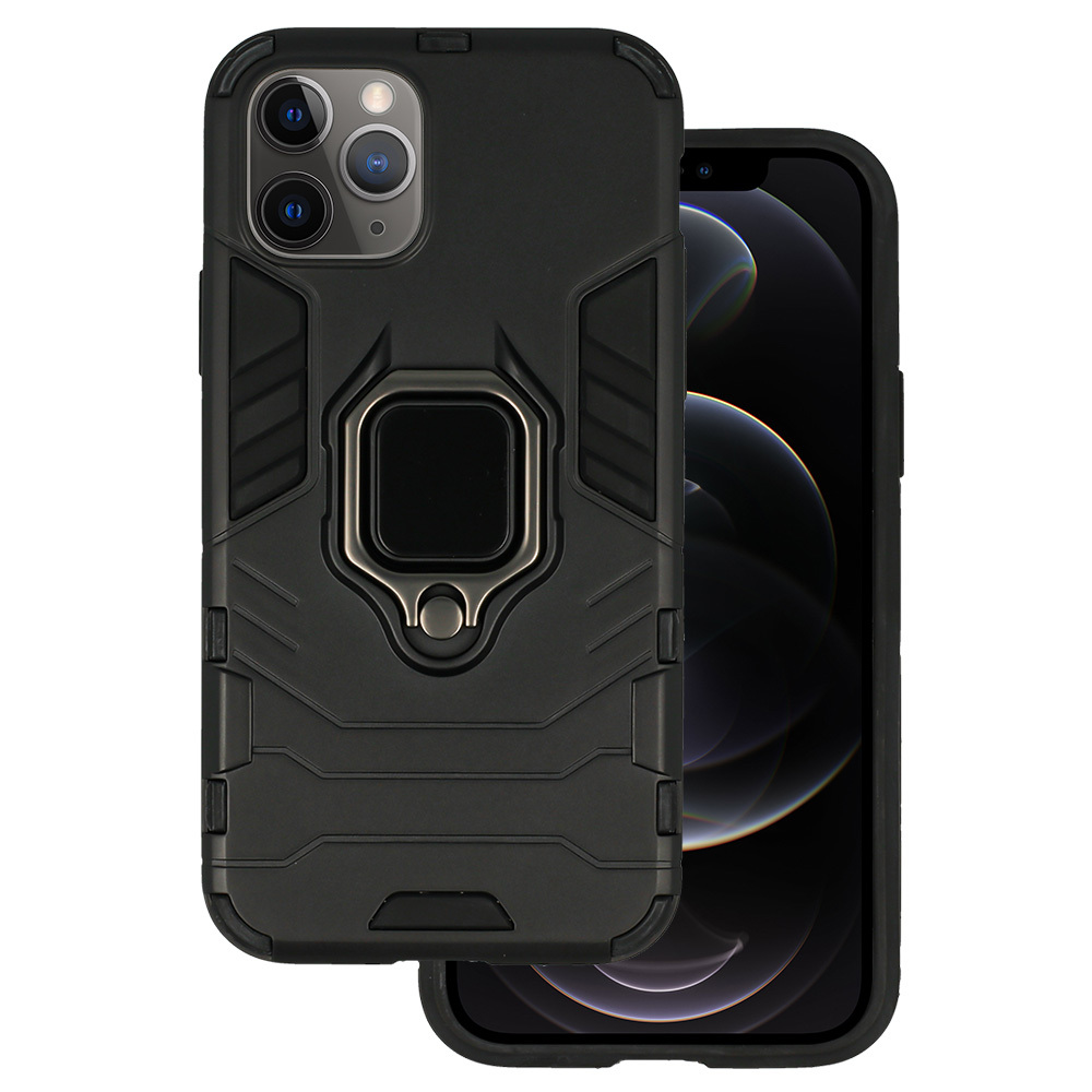 Pokrowiec Ring Armor Case czarny Apple iPhone 11 Pro