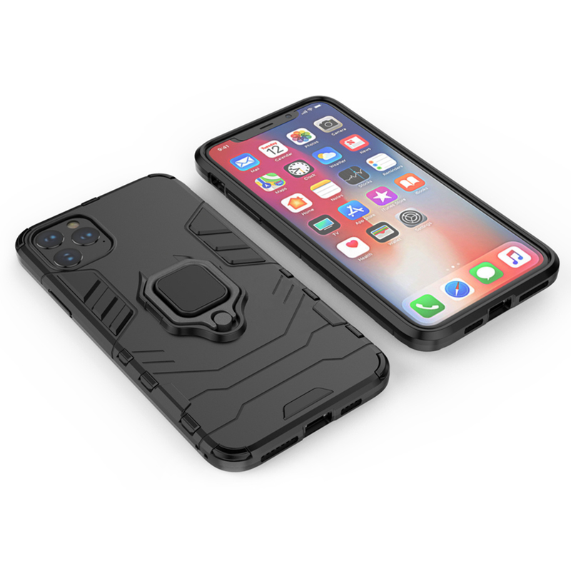 Pokrowiec Ring Armor Case czarny Apple iPhone 11 Pro / 11