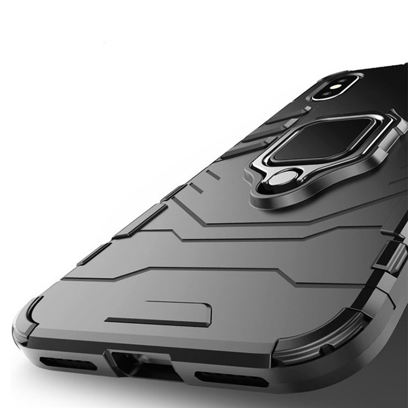 Pokrowiec Ring Armor Case czarny Apple iPhone 12 Mini / 6