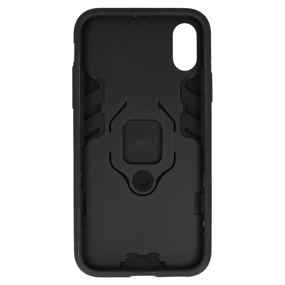 Pokrowiec Ring Armor Case czarny Apple iPhone X / 3