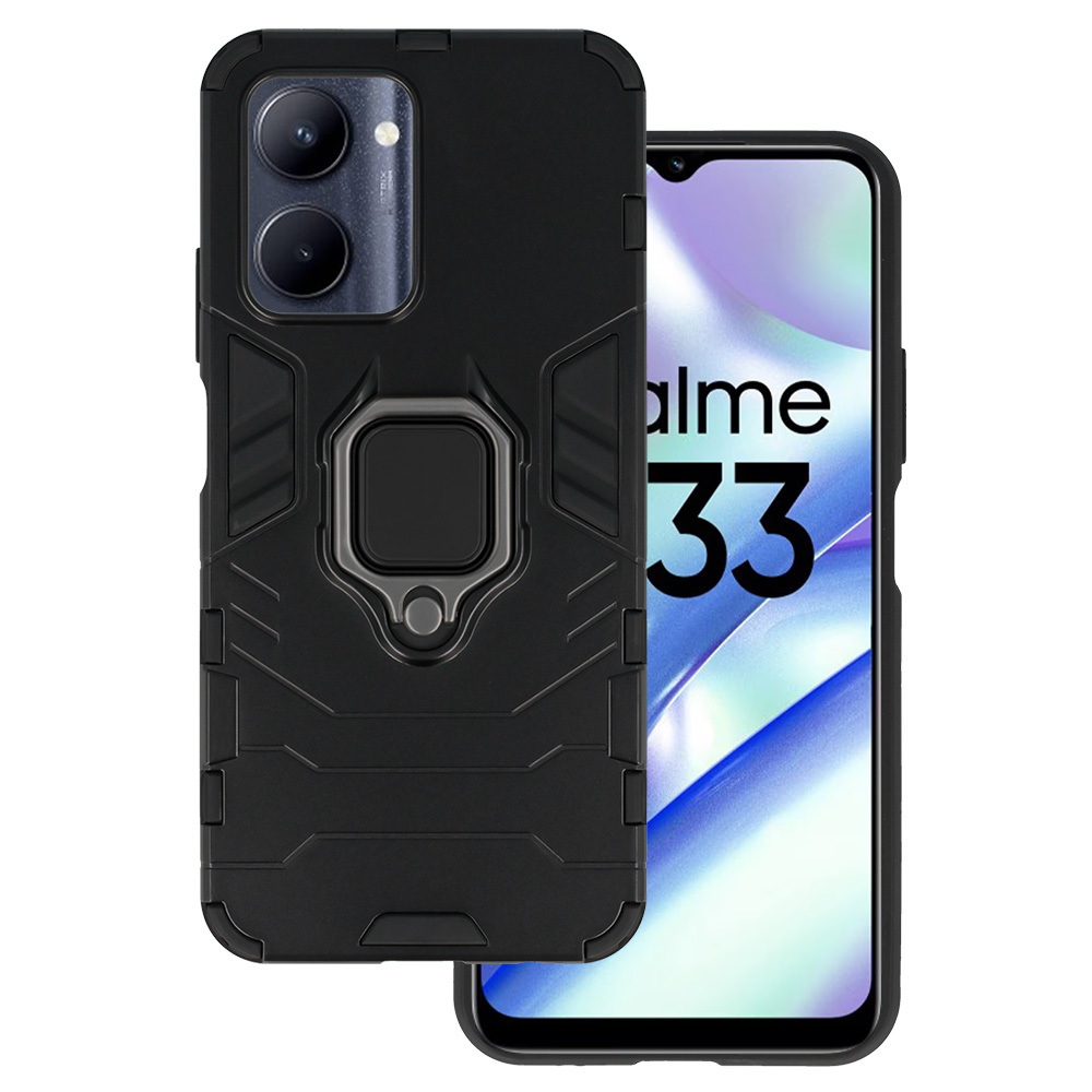 Pokrowiec Ring Armor Case czarny Realme C33
