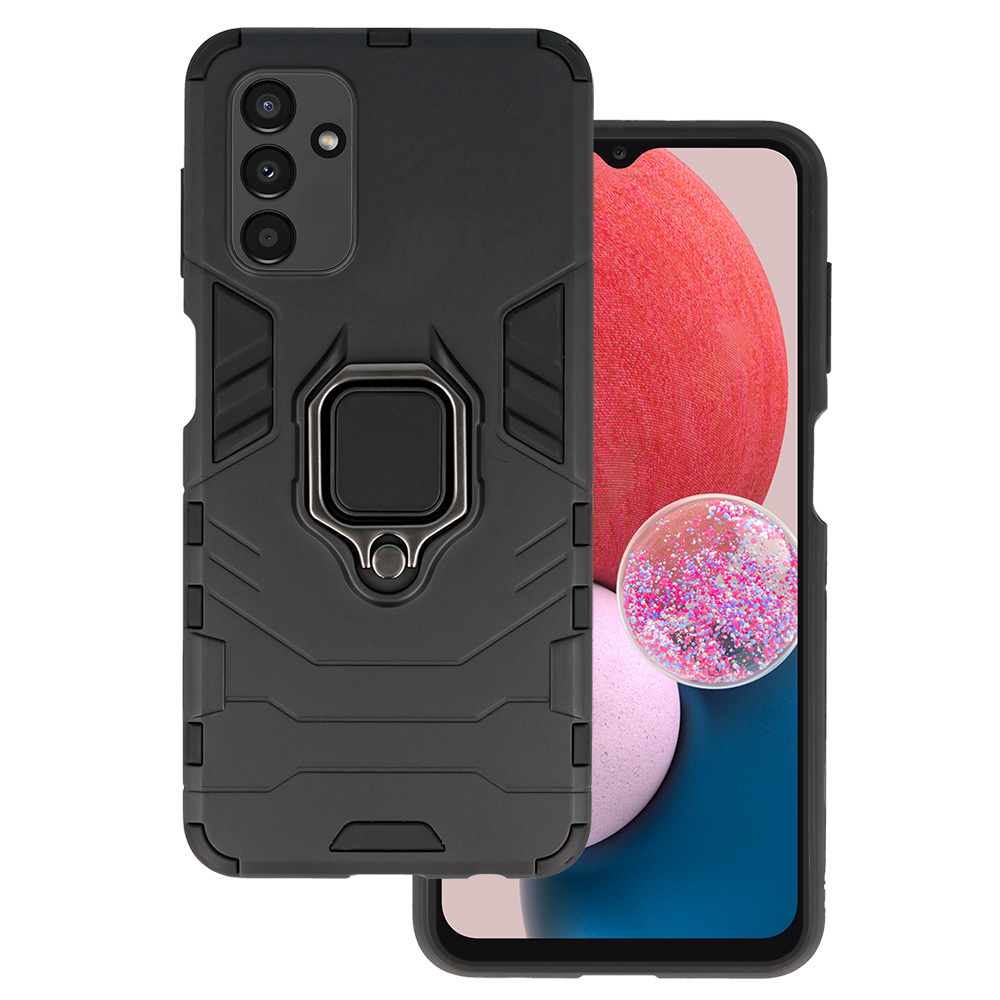 Pokrowiec Ring Armor Case czarny Samsung Galaxy A04S