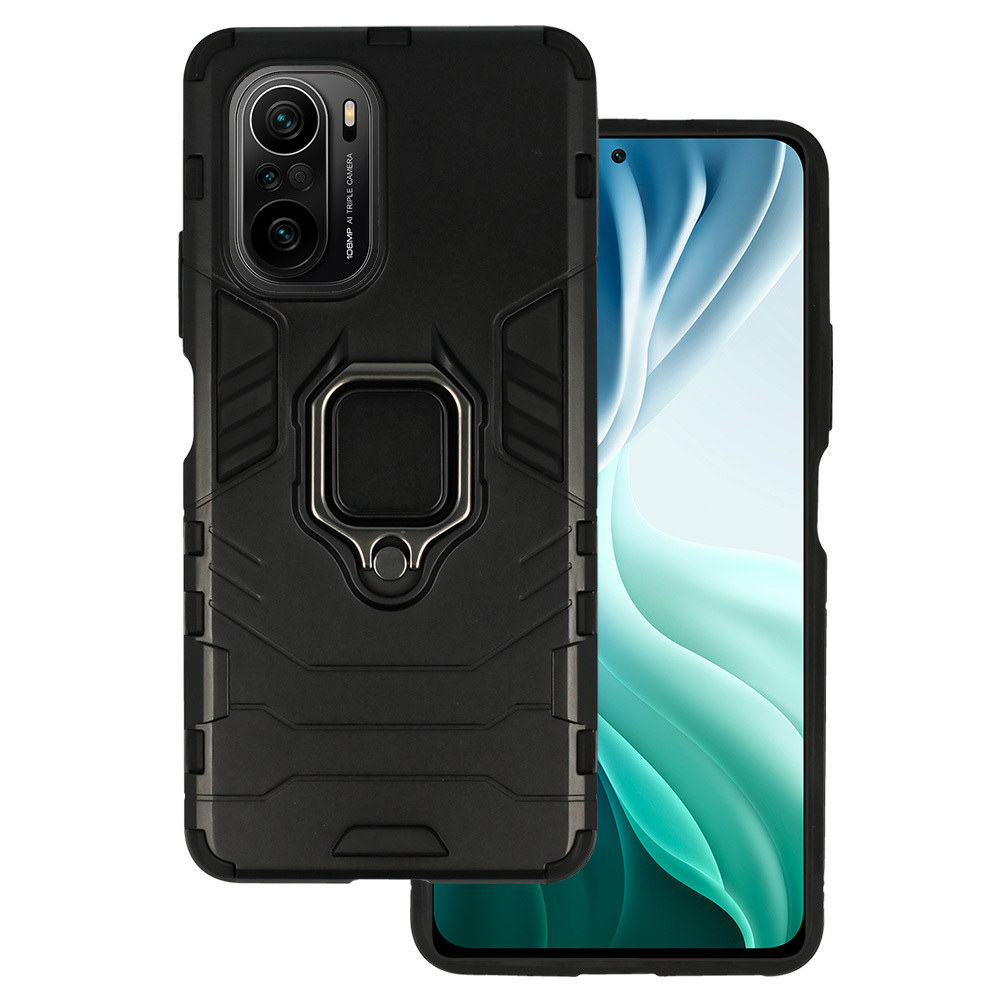 Pokrowiec Ring Armor Case czarny Xiaomi Mi 11i