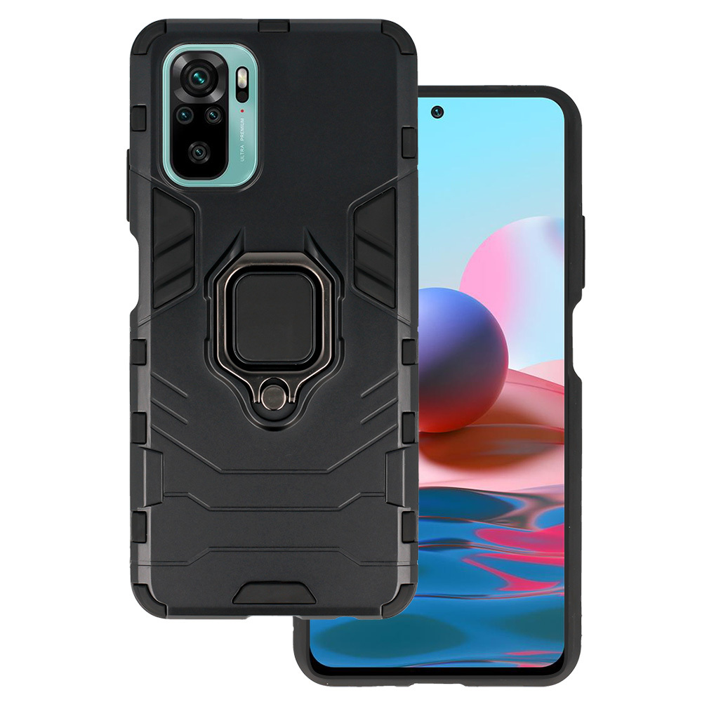 Pokrowiec Ring Armor Case czarny Xiaomi POCO M5s