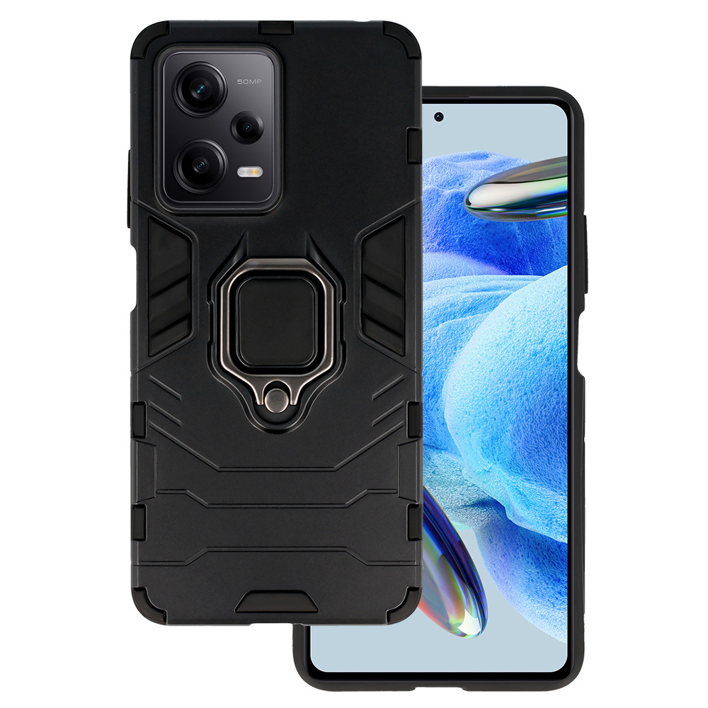 Pokrowiec Ring Armor Case czarny Xiaomi Poco X5 Pro