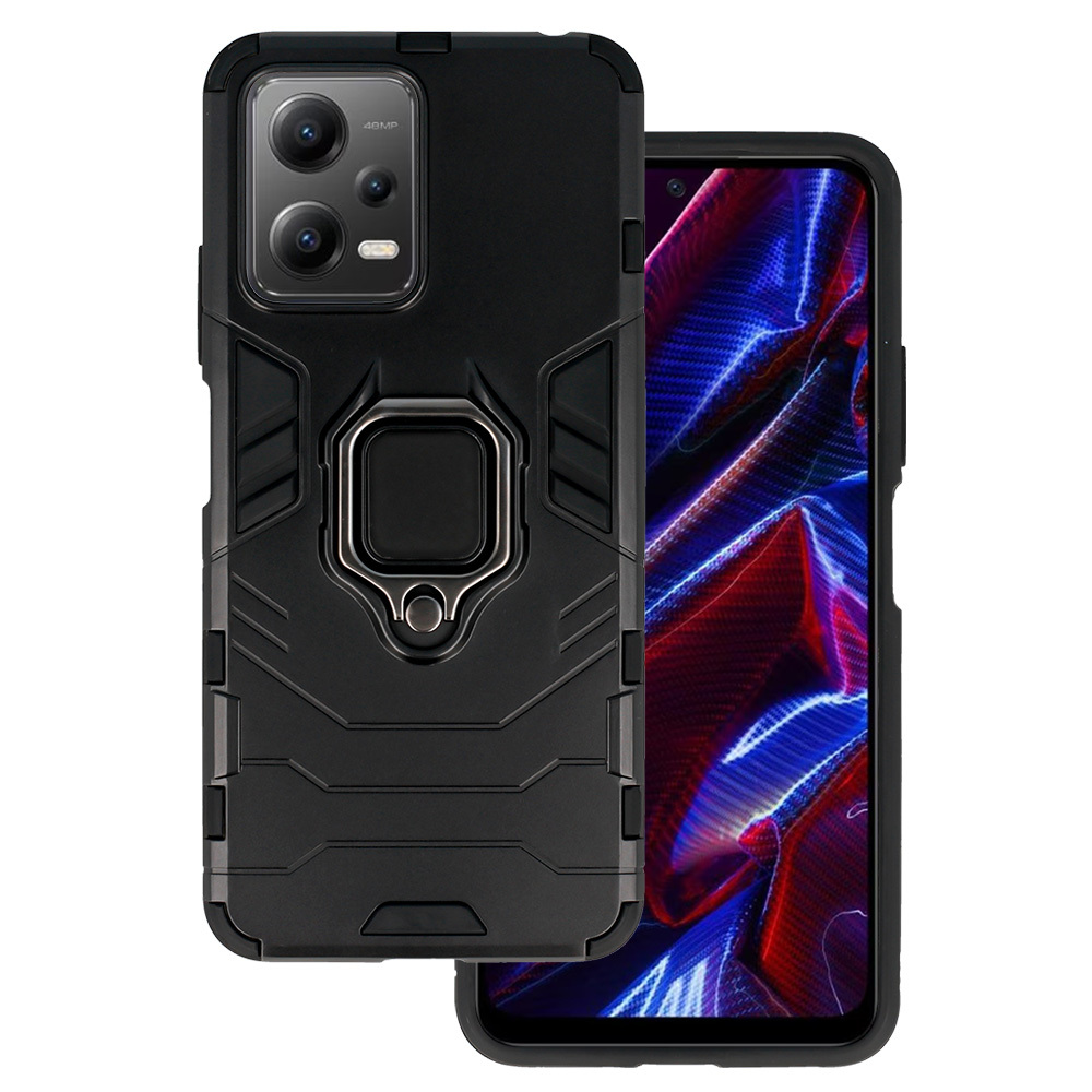Pokrowiec Ring Armor Case czarny Xiaomi Poco X5