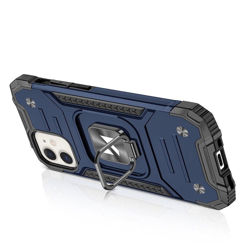 Pokrowiec Wozinsky Ring Armor pancerny niebieski Apple iPhone 12 Mini / 4