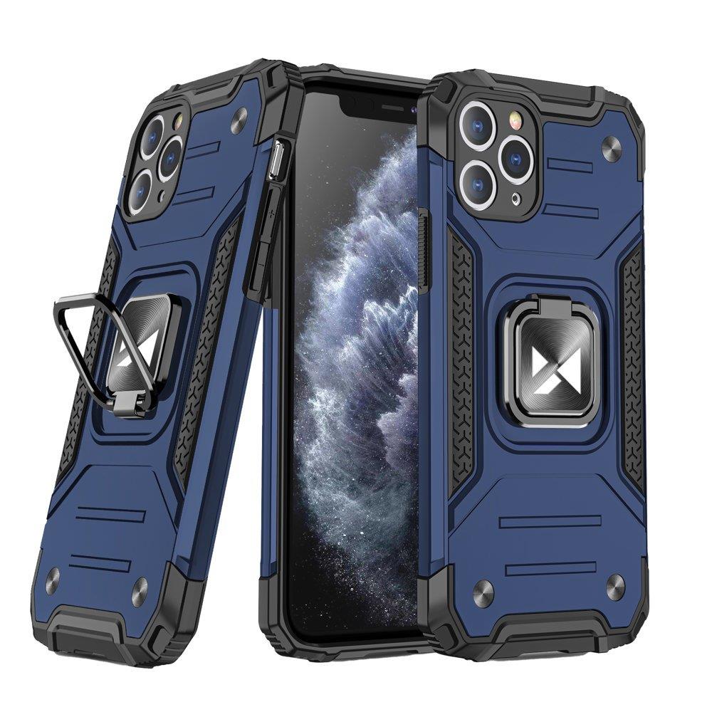Pokrowiec Wozinsky Ring Armor pancerny niebieski Samsung Galaxy A20e