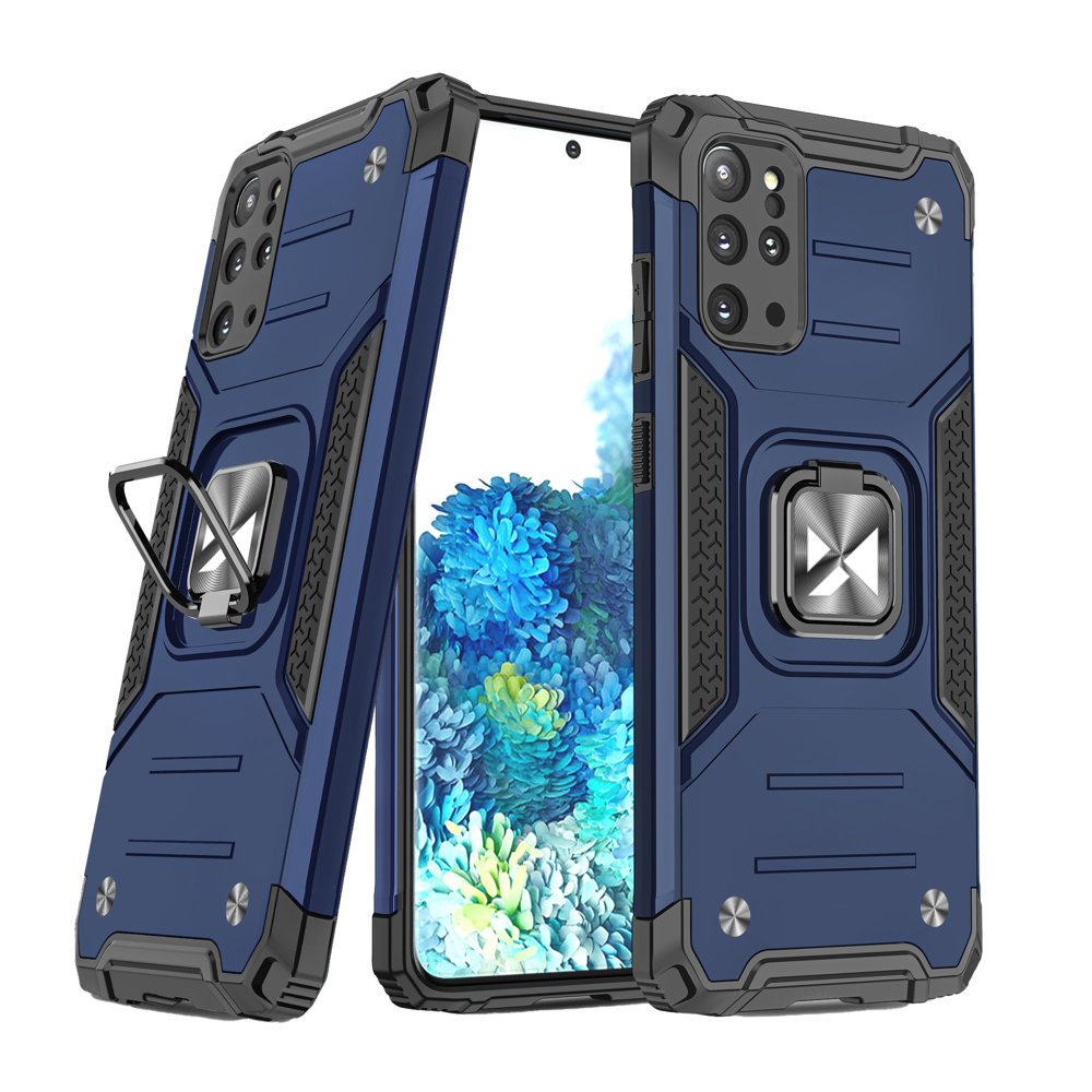 Pokrowiec Wozinsky Ring Armor pancerny niebieski Samsung Galaxy S20 Plus