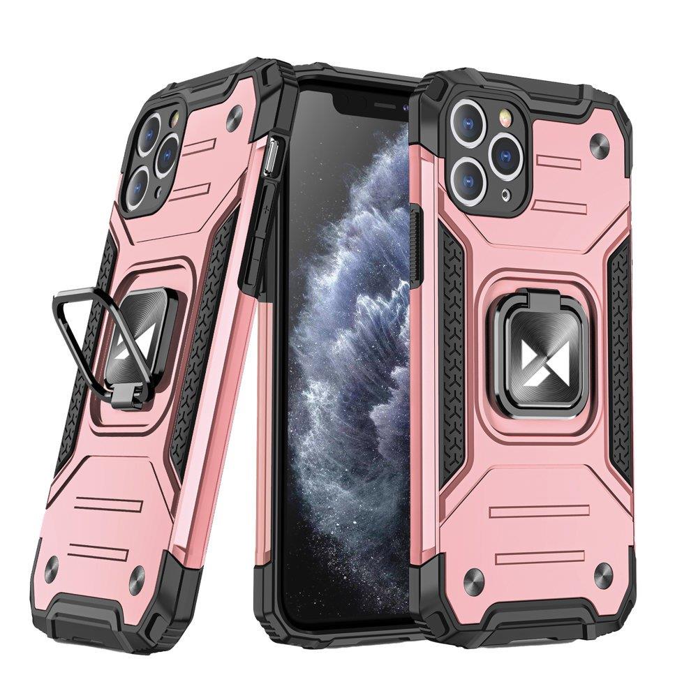 Pokrowiec Wozinsky Ring Armor pancerny r�owy Xiaomi Redmi Note 9 Pro