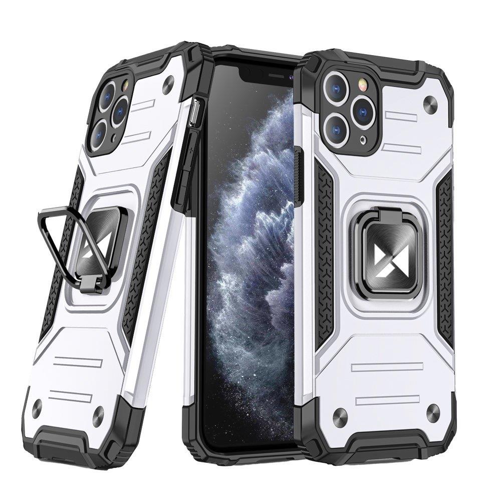 Pokrowiec Wozinsky Ring Armor pancerny srebrny Xiaomi Redmi Note 9 Pokrowiec Wozinsky Ring Armor pancerny srebrny Xiaomi Redmi Note 9