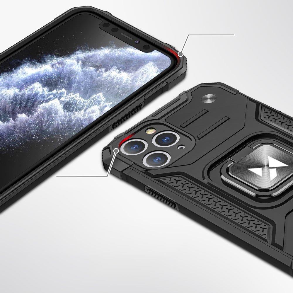Pokrowiec Wozinsky Ring Armor pancerny srebrny Xiaomi Redmi Note 9 / 2 Pokrowiec Wozinsky Ring Armor pancerny srebrny Xiaomi Redmi Note 9 / 2