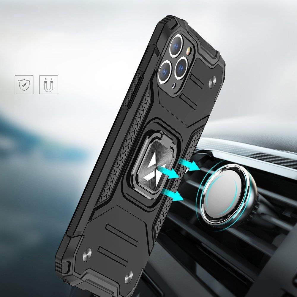 Pokrowiec Wozinsky Ring Armor pancerny srebrny Xiaomi Redmi Note 9 / 6 Pokrowiec Wozinsky Ring Armor pancerny srebrny Xiaomi Redmi Note 9 / 6