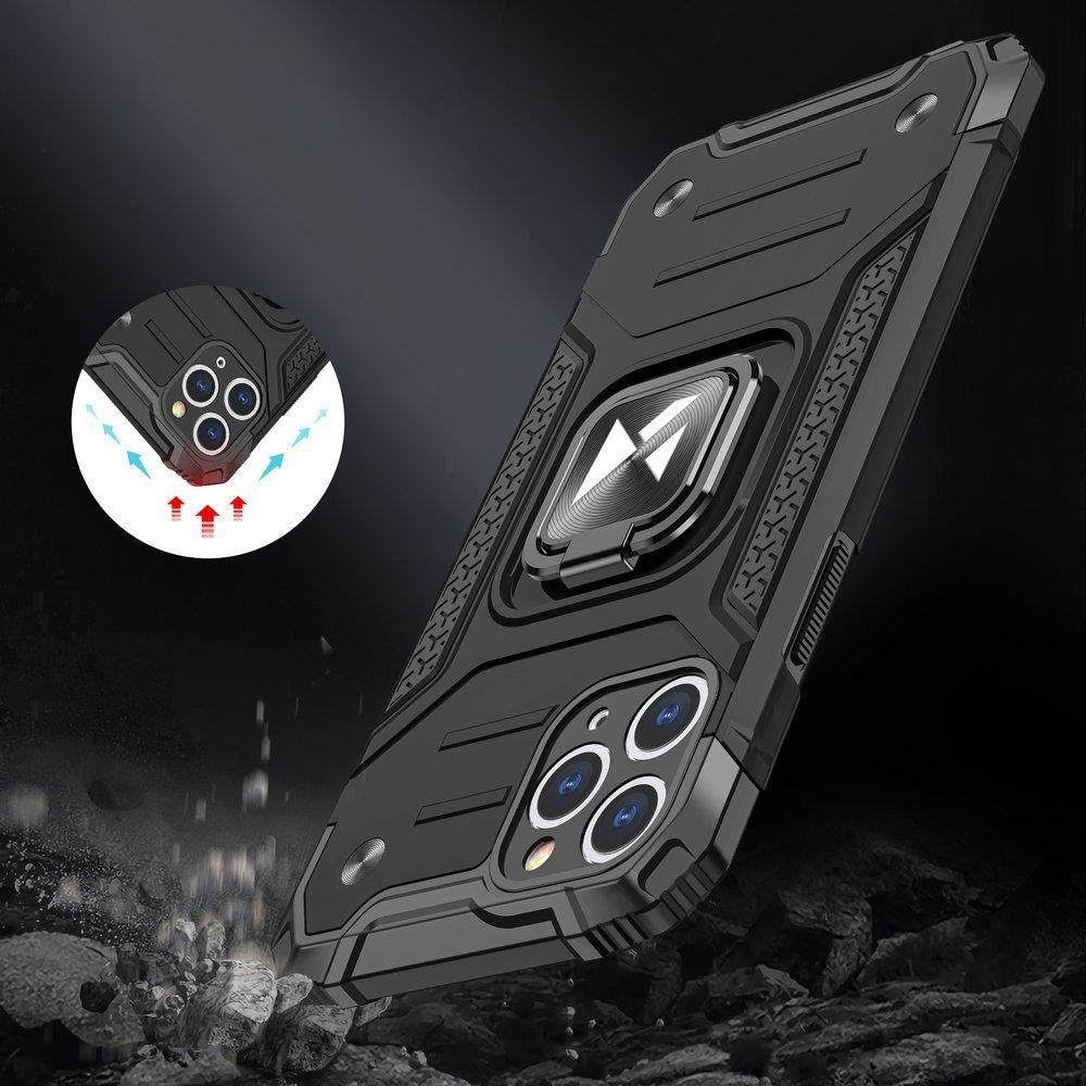 Pokrowiec Wozinsky Ring Armor pancerny srebrny Xiaomi Redmi Note 9 / 7 Pokrowiec Wozinsky Ring Armor pancerny srebrny Xiaomi Redmi Note 9 / 7