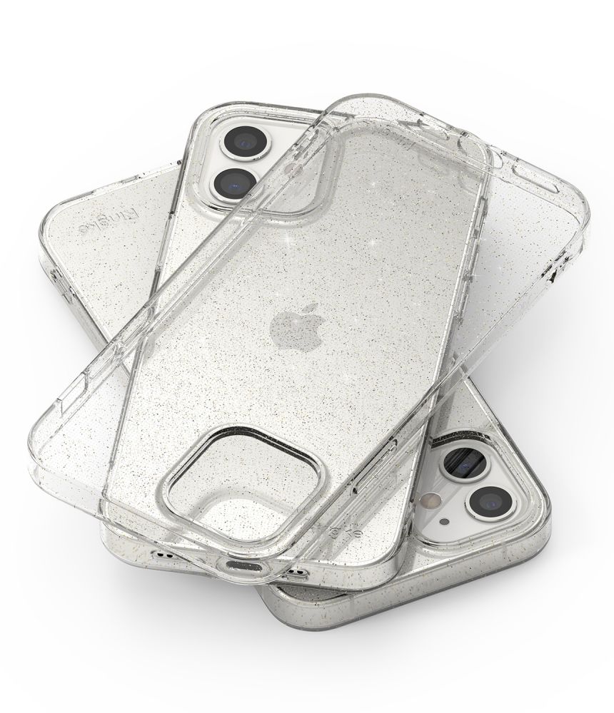 Pokrowiec Ringke Air Glitter przeroczysty Apple iPhone 12 Mini / 6