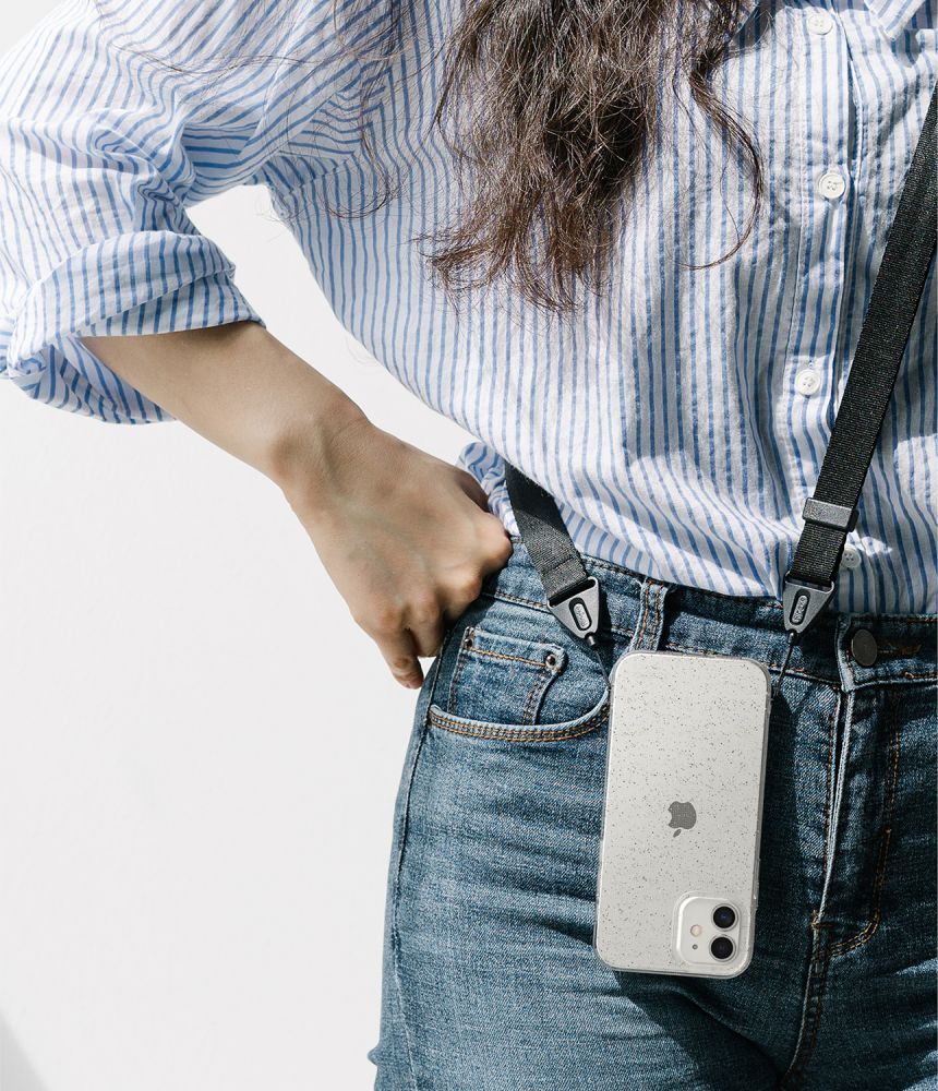 Pokrowiec Ringke Air Glitter przeźroczysty Apple iPhone 12 Mini / 7 Pokrowiec Ringke Air Glitter przeźroczysty Apple iPhone 12 Mini / 7