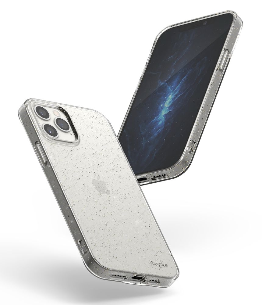 Pokrowiec Ringke Air Glitter przeroczysty Apple iPhone 12 Pro / 5