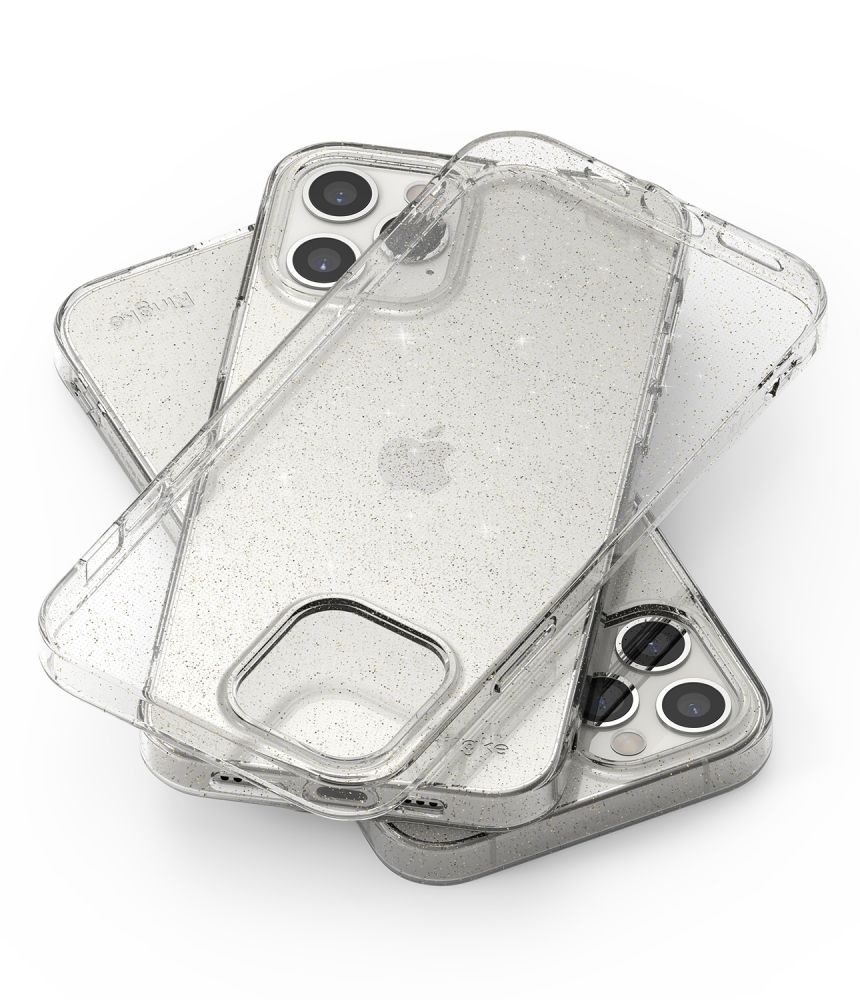 Pokrowiec Ringke Air Glitter przeroczysty Apple iPhone 12 Pro / 6