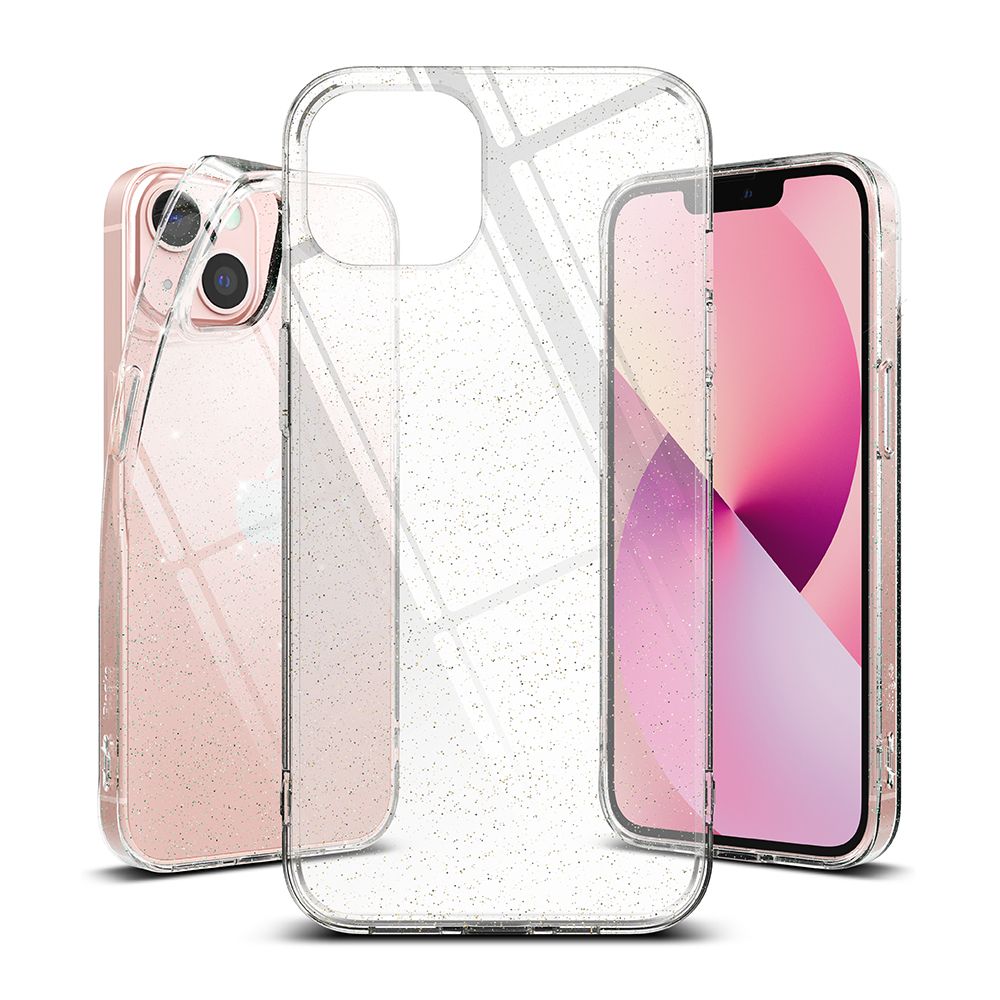 Pokrowiec Ringke Air Glitter prze�roczysty Apple iPhone 13 Mini / 10
