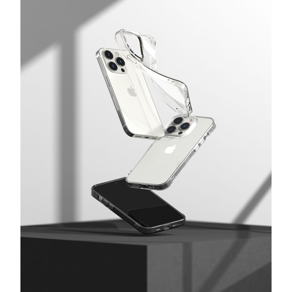 Pokrowiec Ringke Air Glitter przeroczysty Apple iPhone 14 Pro / 8