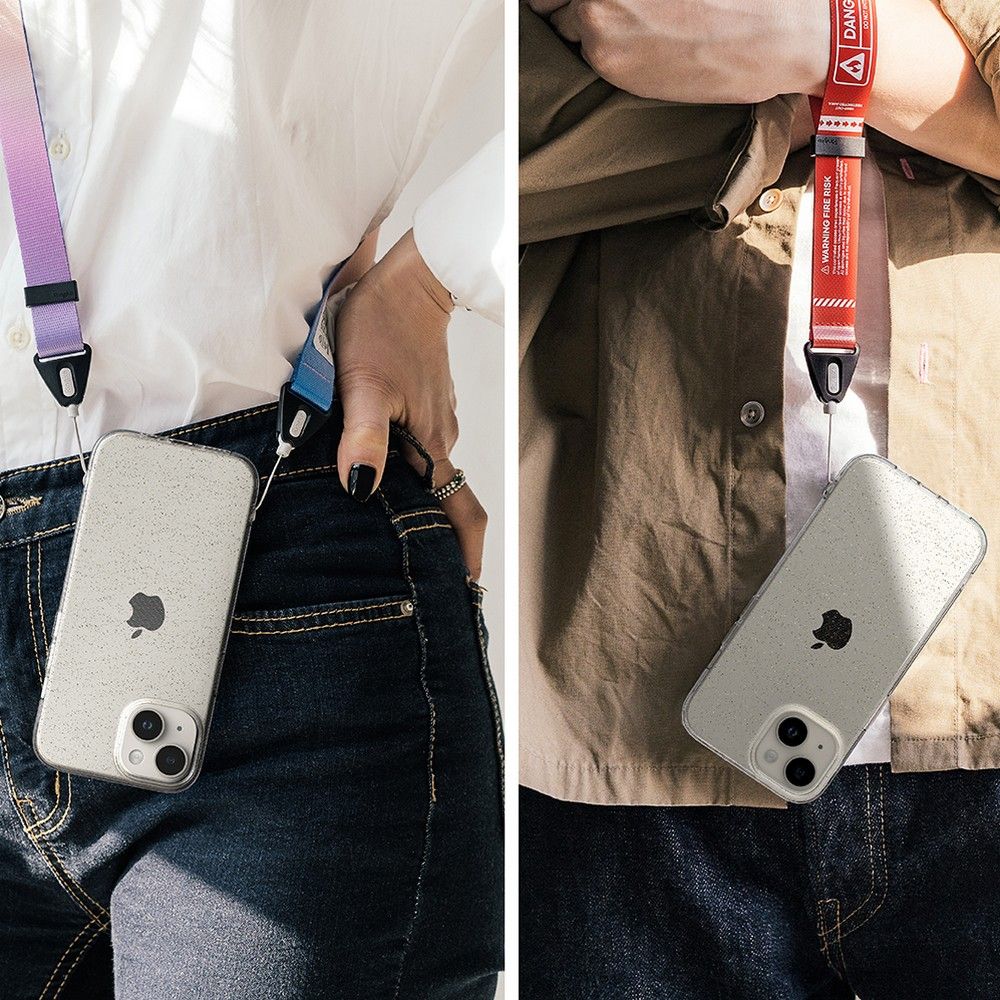 Pokrowiec Ringke Air Glitter prze�roczysty Apple iPhone 15 / 9