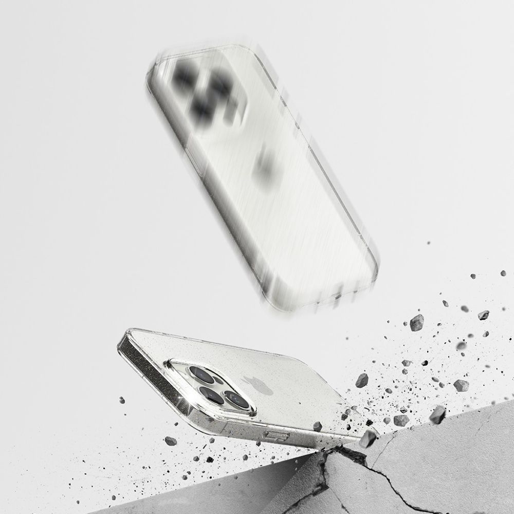 Pokrowiec Ringke Air Glitter przeroczysty Apple iPhone 15 Pro Max / 6