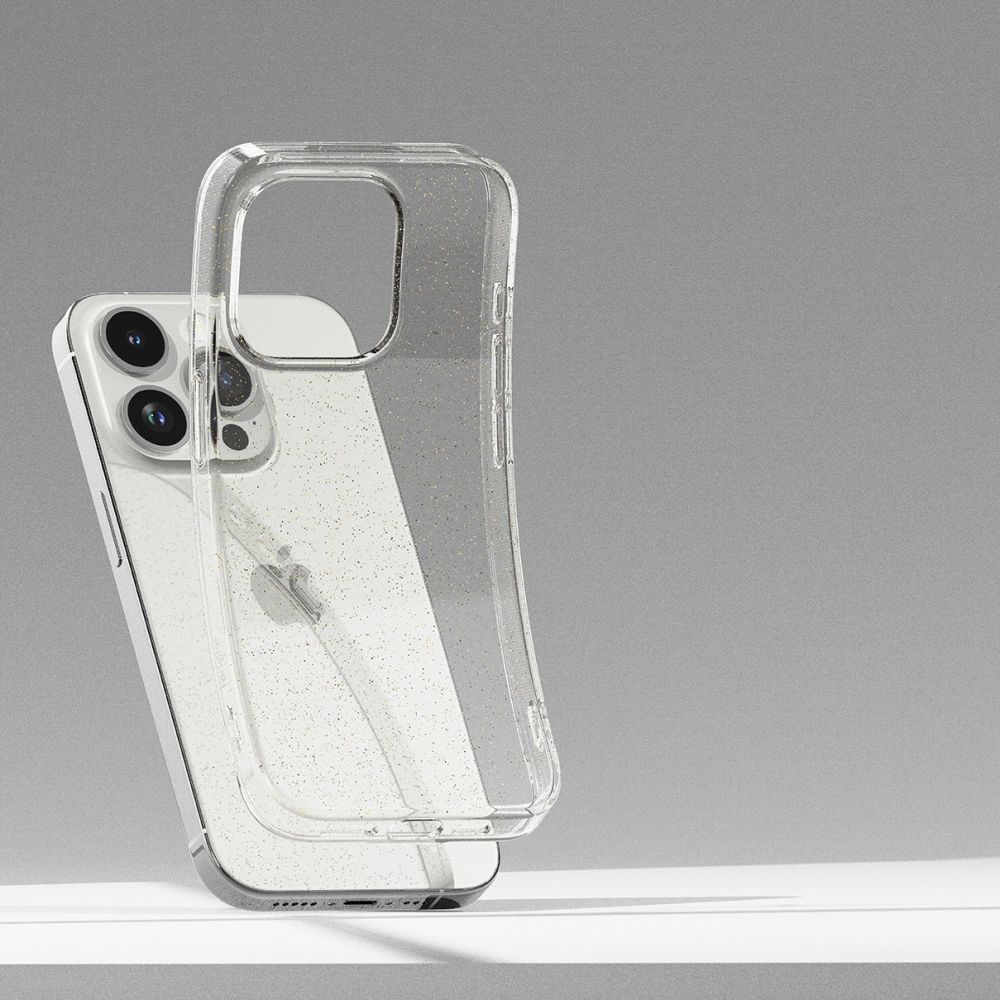 Pokrowiec Ringke Air Glitter przeroczysty Apple iPhone 15 Pro Max / 9