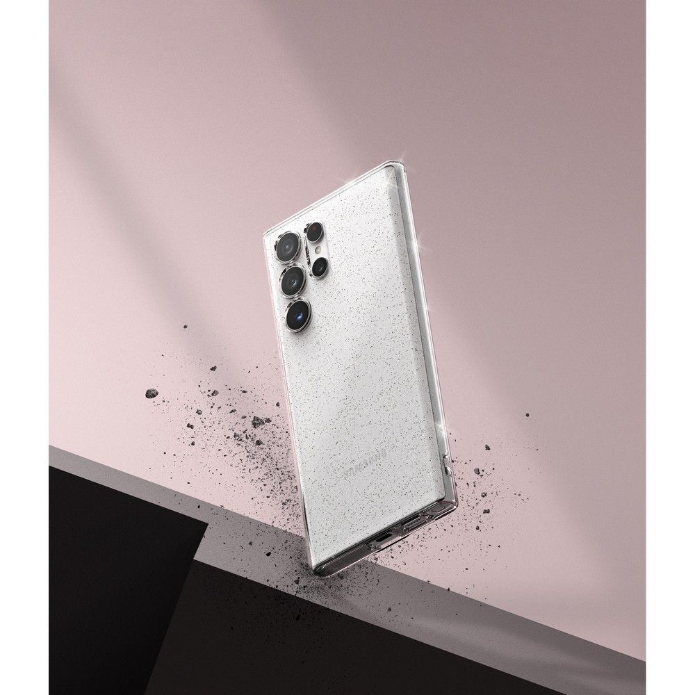 Pokrowiec Ringke Air Glitter prze�roczysty Samsung Galaxy S22 Ultra / 8