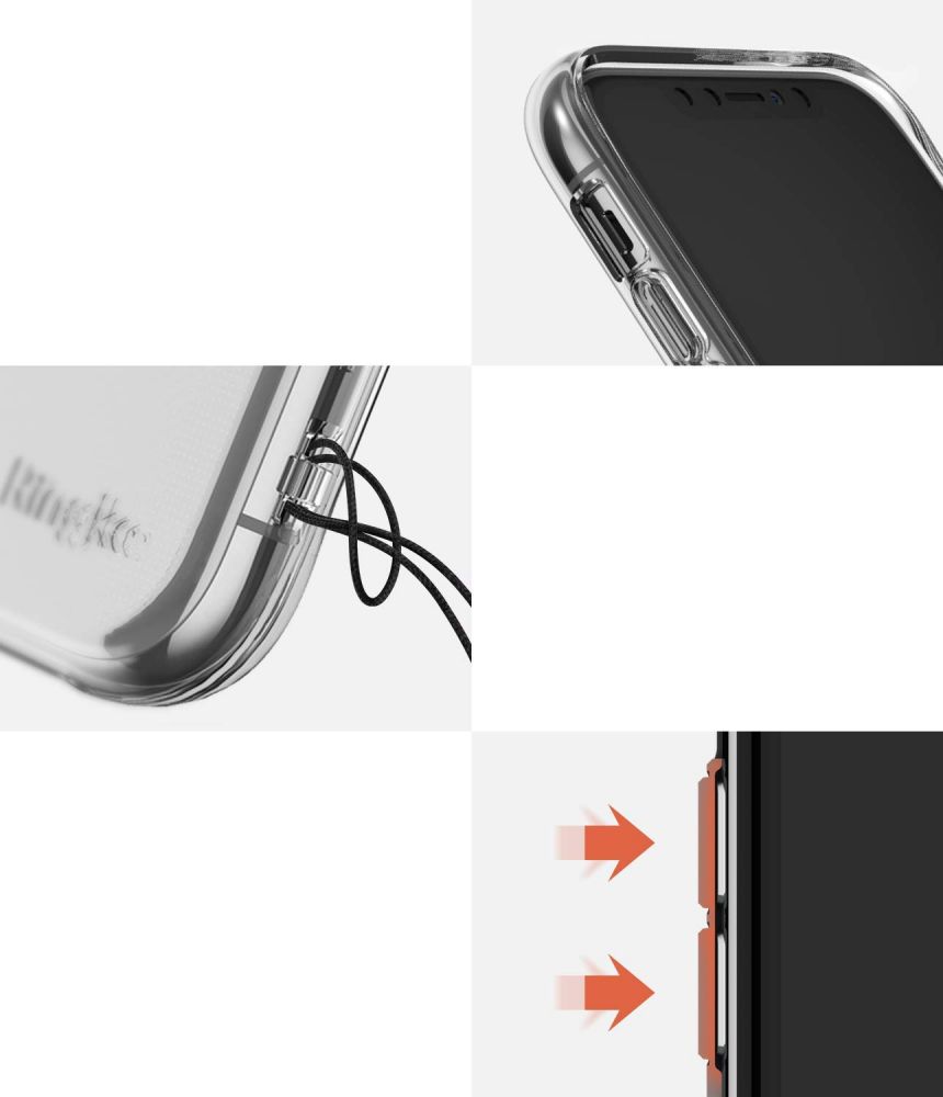 Pokrowiec Ringke Air prze�roczysty Apple iPhone XR / 7