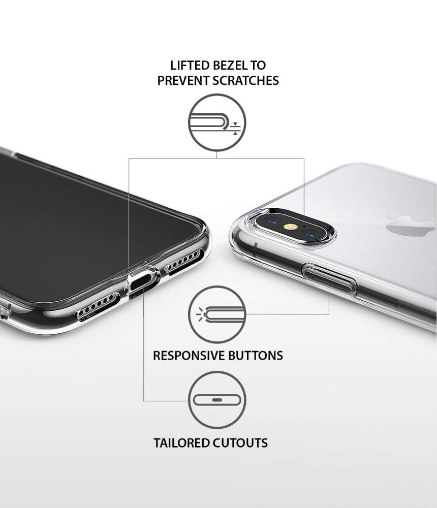 Pokrowiec Ringke Air prze�roczysty Apple iPhone XS / 5