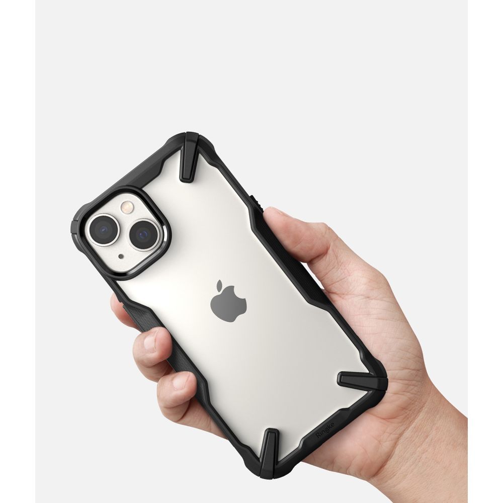 Pokrowiec Ringke Fusion X czarny Apple iPhone 15 Plus / 4 Pokrowiec Ringke Fusion X czarny Apple iPhone 15 Plus / 4