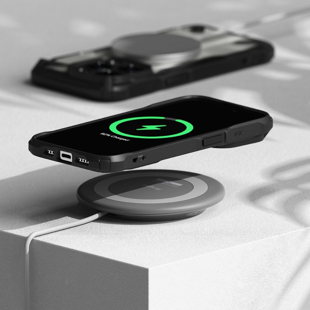 Pokrowiec Ringke Fusion X czarny Apple iPhone 15 Pro Max / 8 Pokrowiec Ringke Fusion X czarny Apple iPhone 15 Pro Max / 8