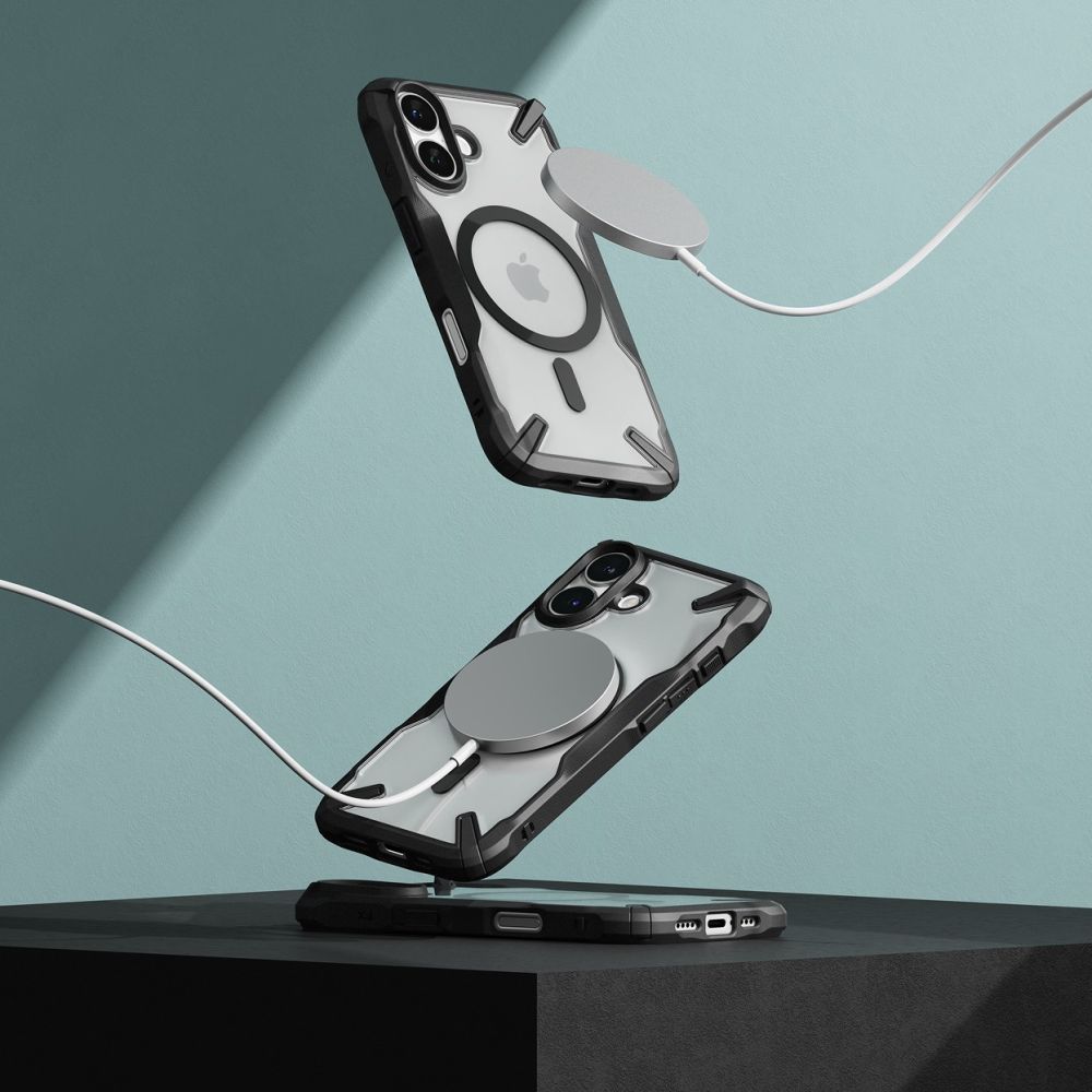 Pokrowiec Ringke Fusion X czarny Apple iPhone 16 / 7 Pokrowiec Ringke Fusion X czarny Apple iPhone 16 / 7