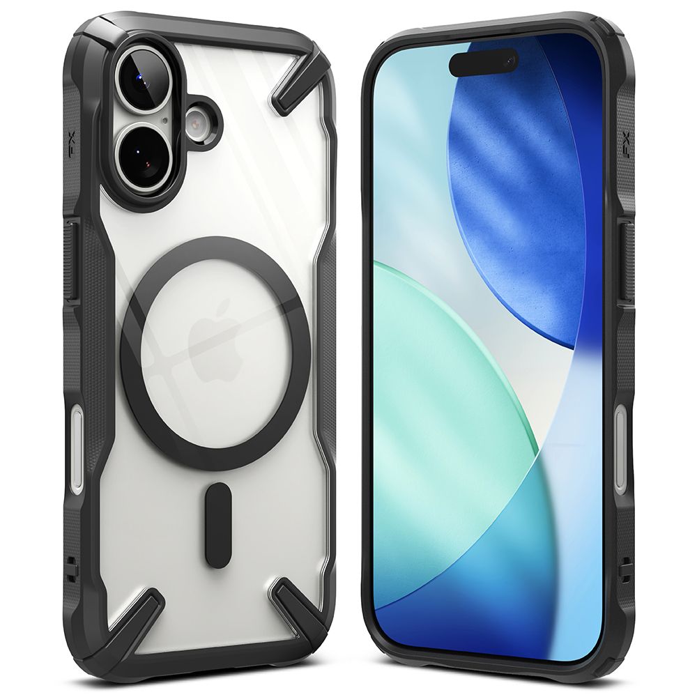 Pokrowiec Ringke Fusion X czarny Apple iPhone 17 / 2