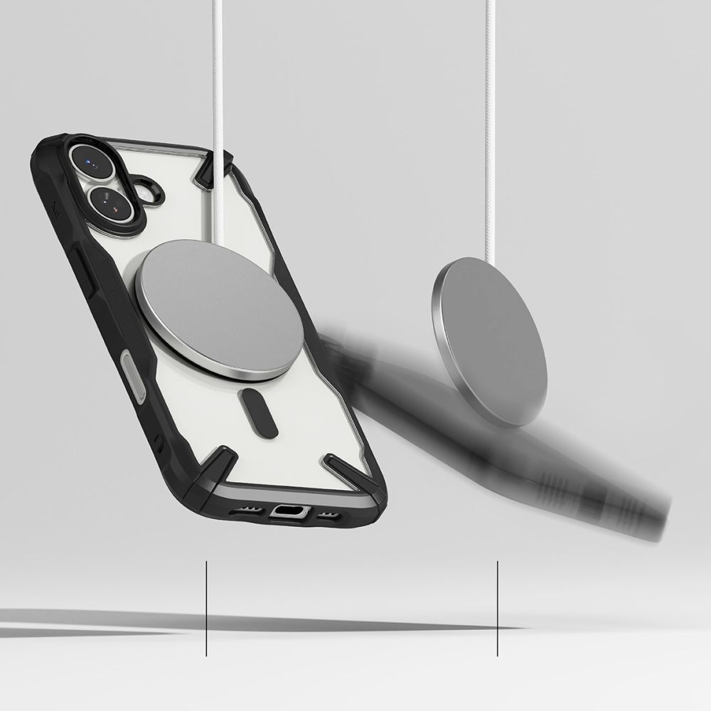 Pokrowiec Ringke Fusion X czarny Apple iPhone 17 / 6