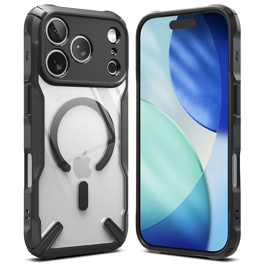 Pokrowiec Ringke Fusion X czarny Apple iPhone 17 Pro / 2 Pokrowiec Ringke Fusion X czarny Apple iPhone 17 Pro / 2