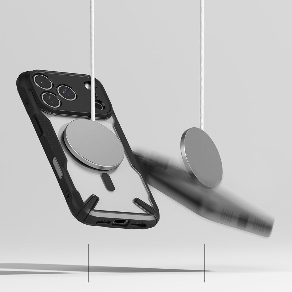 Pokrowiec Ringke Fusion X czarny Apple iPhone 17 Pro / 6 Pokrowiec Ringke Fusion X czarny Apple iPhone 17 Pro / 6