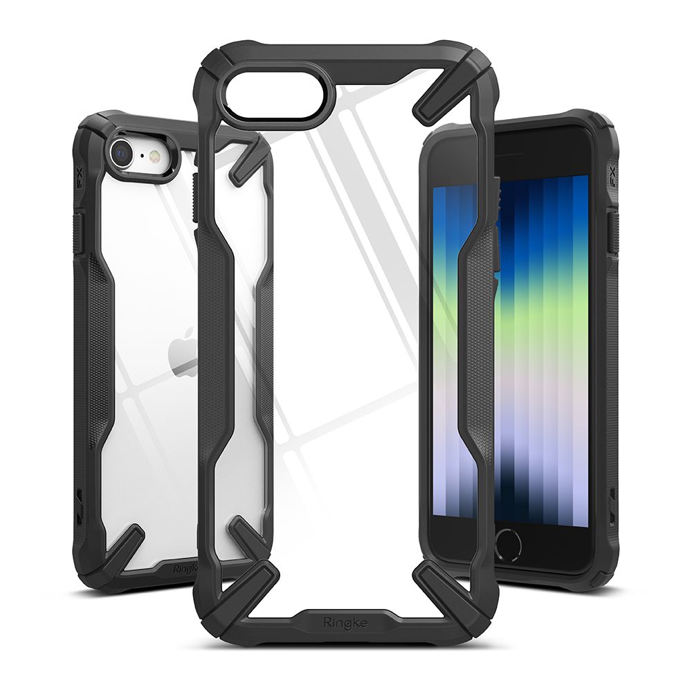Pokrowiec Ringke Fusion X czarny Apple iPhone SE 2020 / 3 Pokrowiec Ringke Fusion X czarny Apple iPhone SE 2020 / 3
