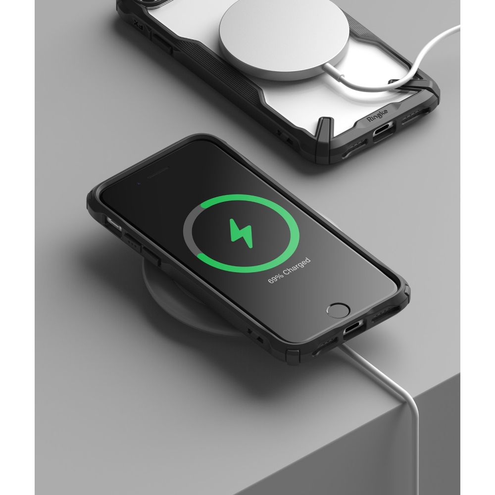 Pokrowiec Ringke Fusion X czarny Apple iPhone SE 2020 / 8 Pokrowiec Ringke Fusion X czarny Apple iPhone SE 2020 / 8