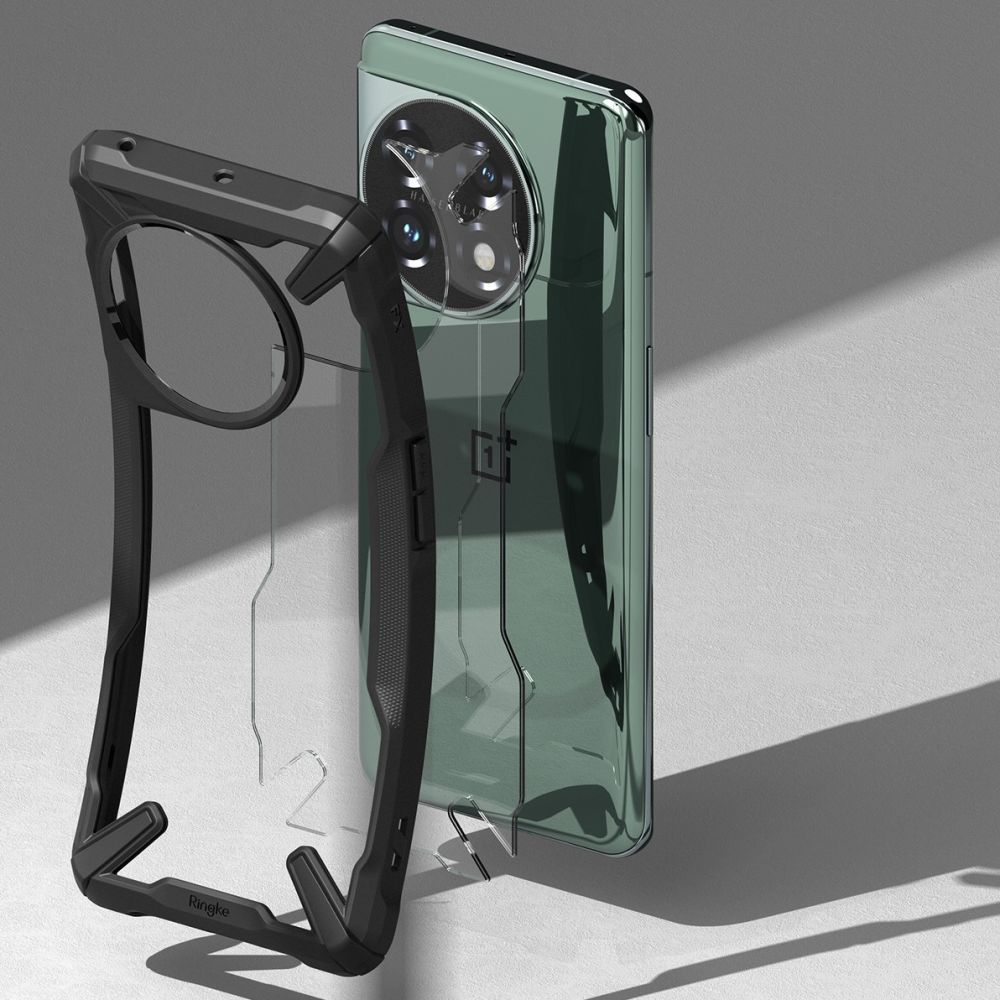 Pokrowiec Ringke Fusion X czarny OnePlus 11 5G / 6