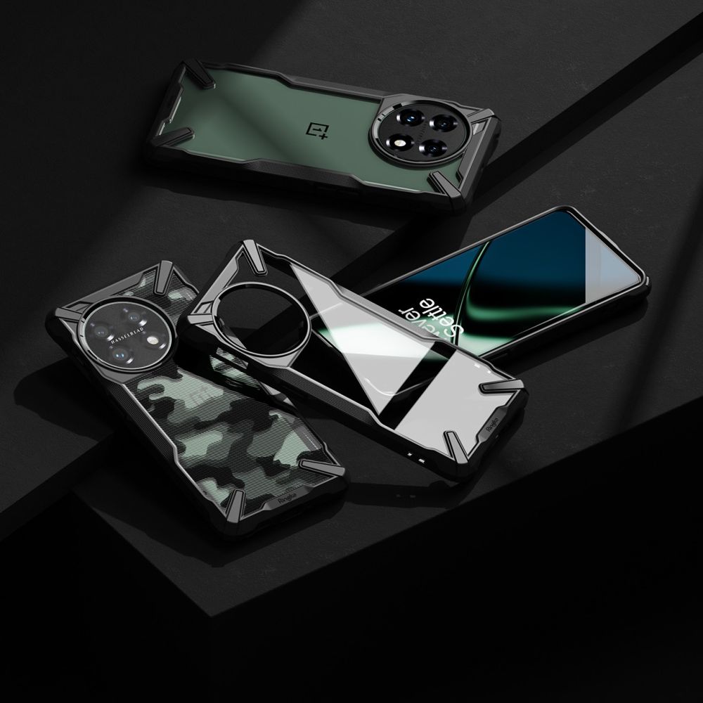 Pokrowiec Ringke Fusion X czarny OnePlus 11 5G / 8