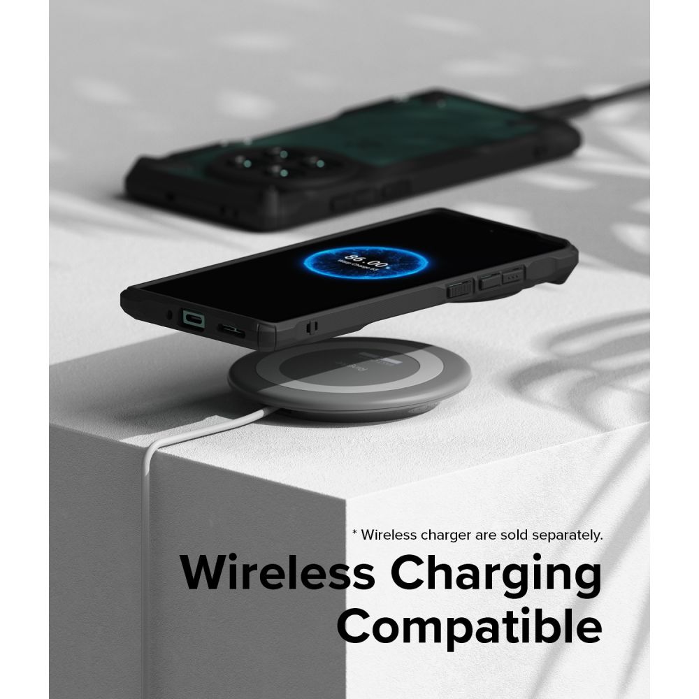 Pokrowiec Ringke Fusion X czarny OnePlus 12 / 10