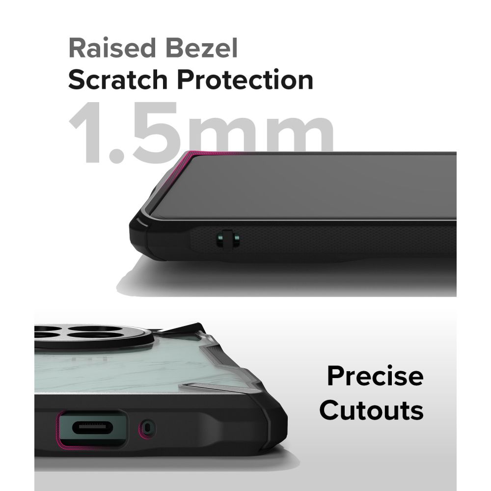 Pokrowiec Ringke Fusion X czarny OnePlus 12 / 12