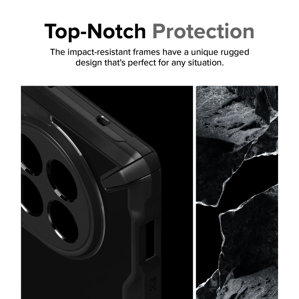 Pokrowiec Ringke Fusion X czarny OnePlus 12 / 6