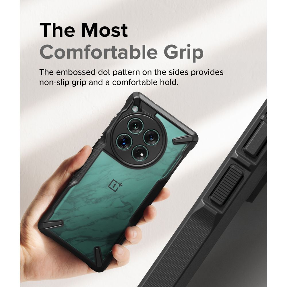 Pokrowiec Ringke Fusion X czarny OnePlus 12 / 8