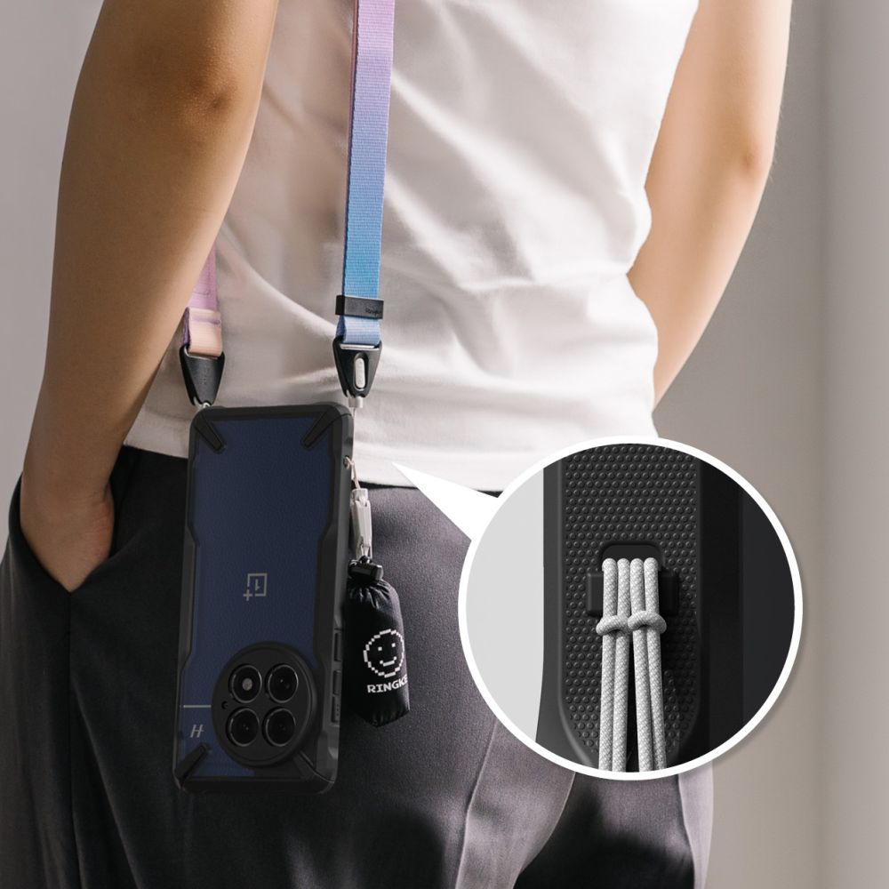 Pokrowiec Ringke Fusion X czarny OnePlus 13 / 7 Pokrowiec Ringke Fusion X czarny OnePlus 13 / 7